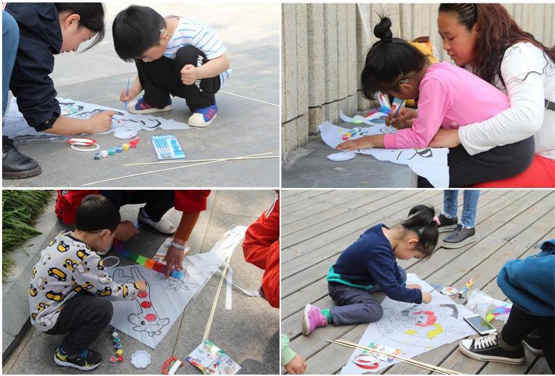 风筝DIY亲子活动